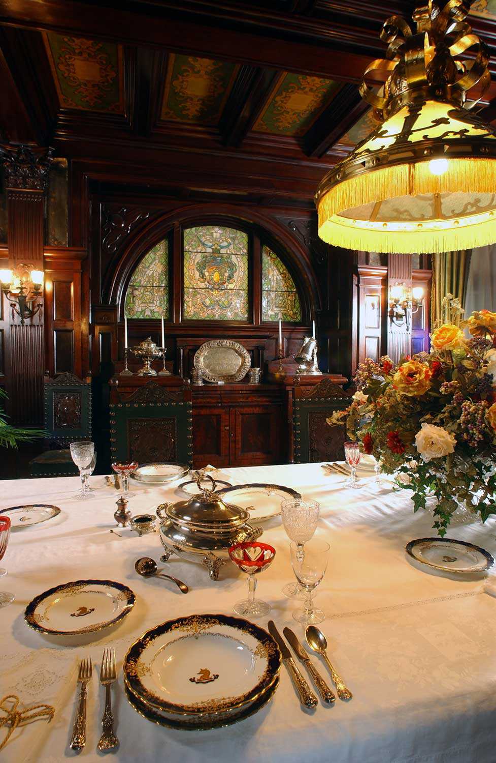The dining room at Fulford Place in Brockville