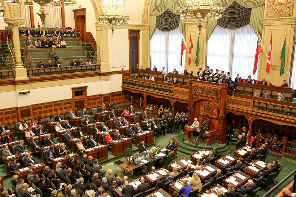 Legislative Assembly (Photo courtesy of the Office of the Lieutenant Governor of Ontario)