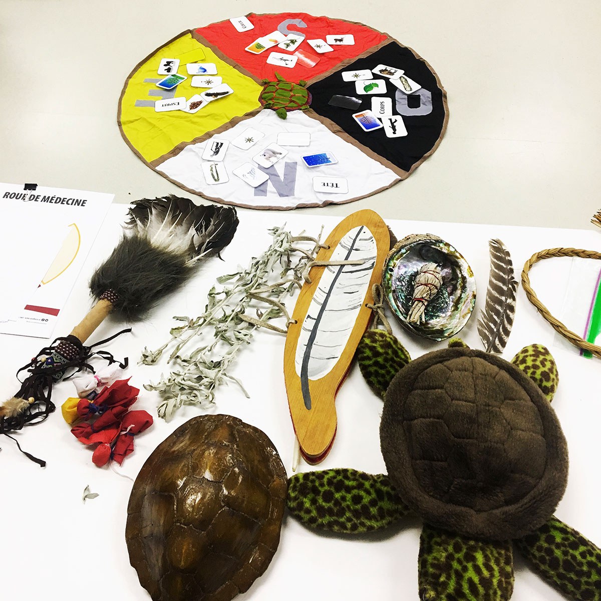 Indigenous artifacts (Photo courtesy of Mélanie-Rose Frappier)