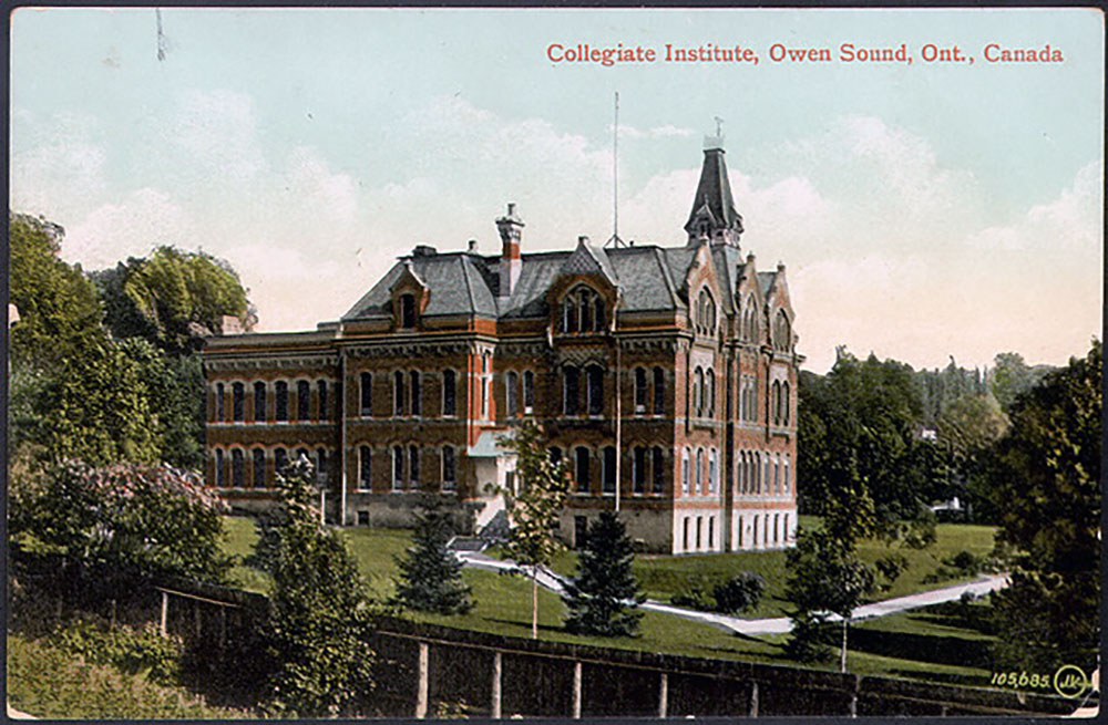 Collegiate Institute, Owen Sound (Photo courtesy of Toronto Public Library)