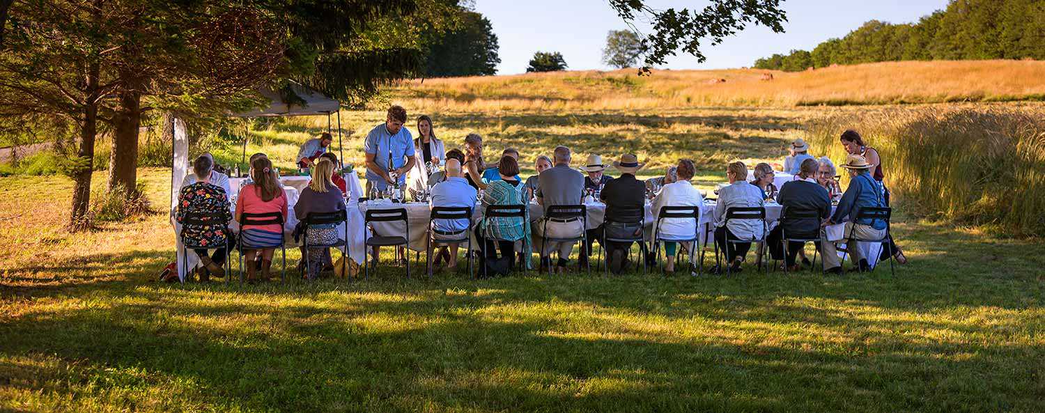 Orchard Hill Farm dinner (Photo: Grayden Laing)